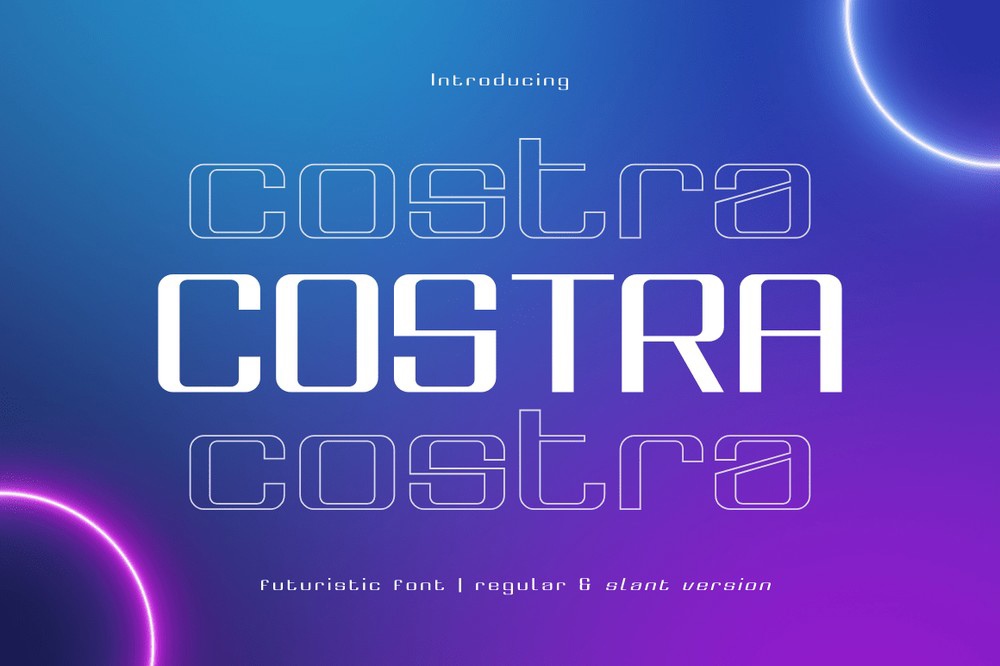 フォント Costra