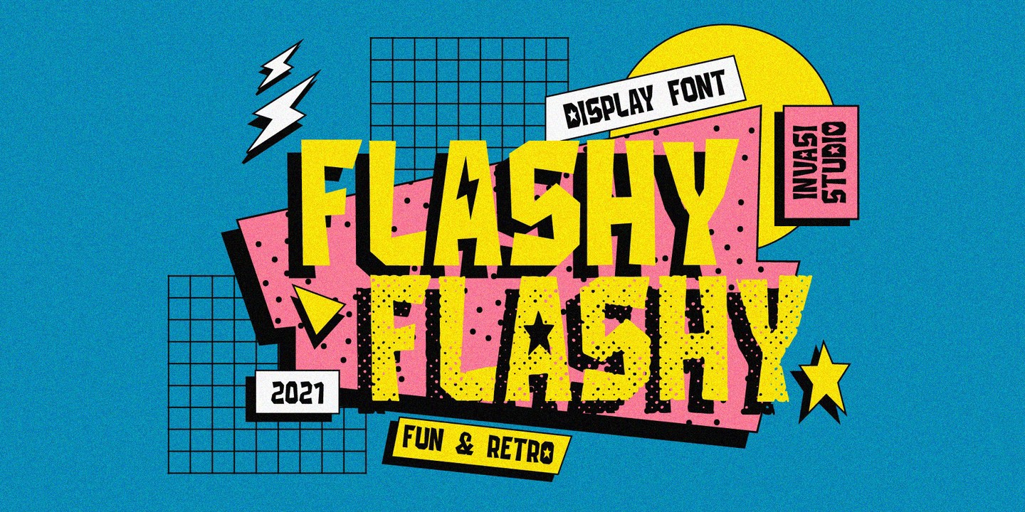フォント Flashy