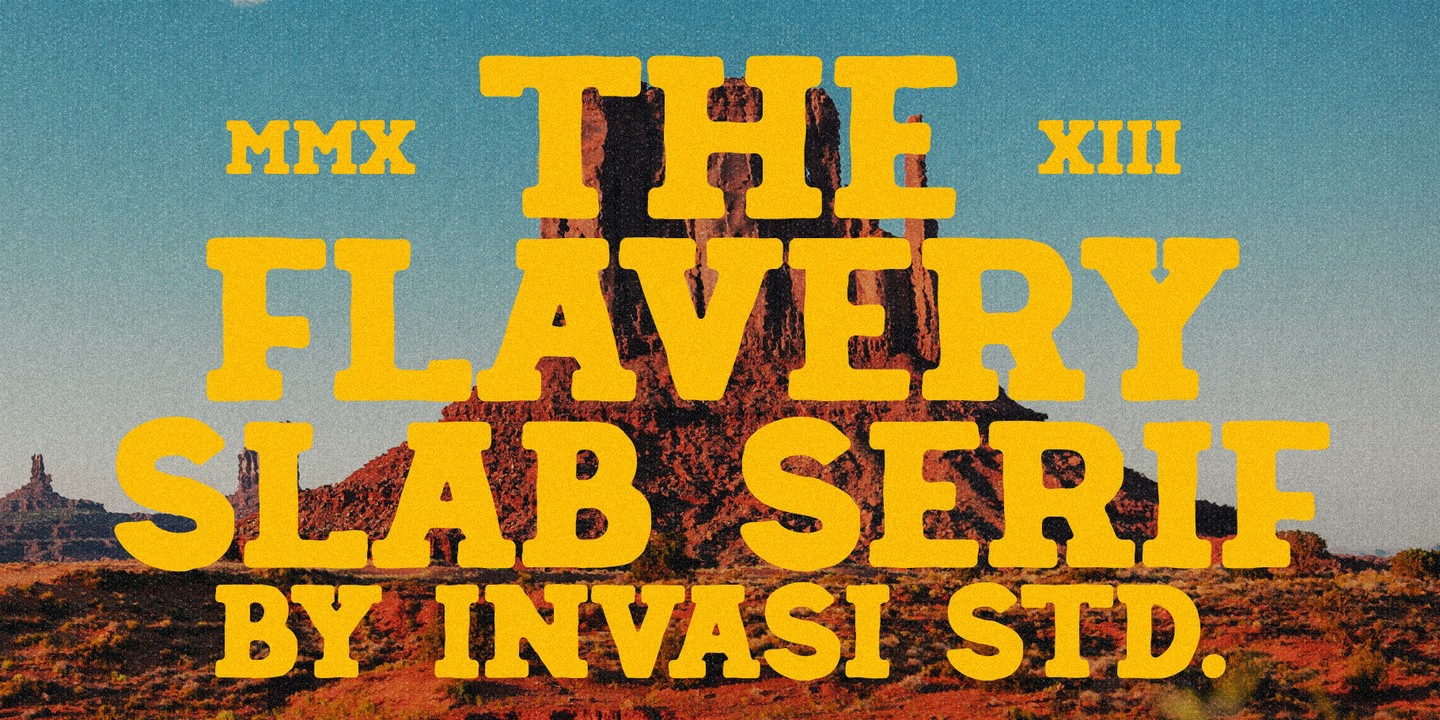 フォント Flavery