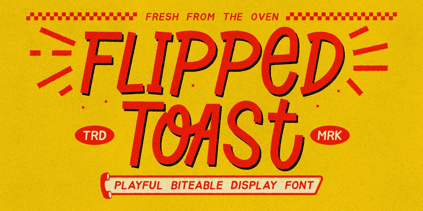 フォント Flipped Toast