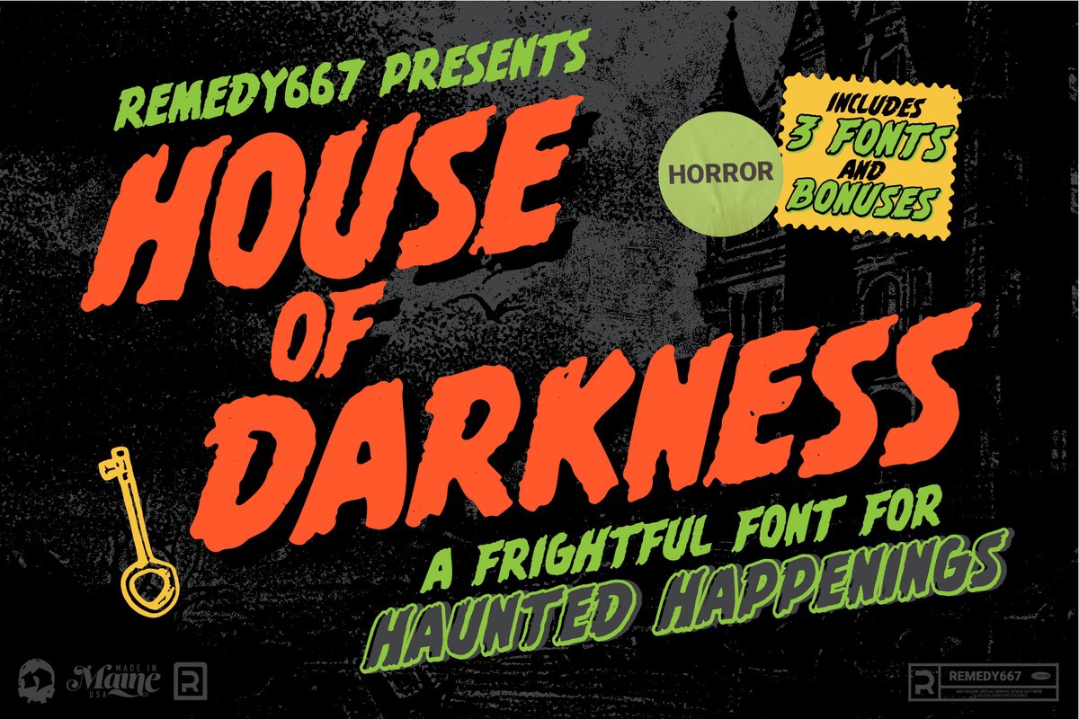 フォント House of Darkness