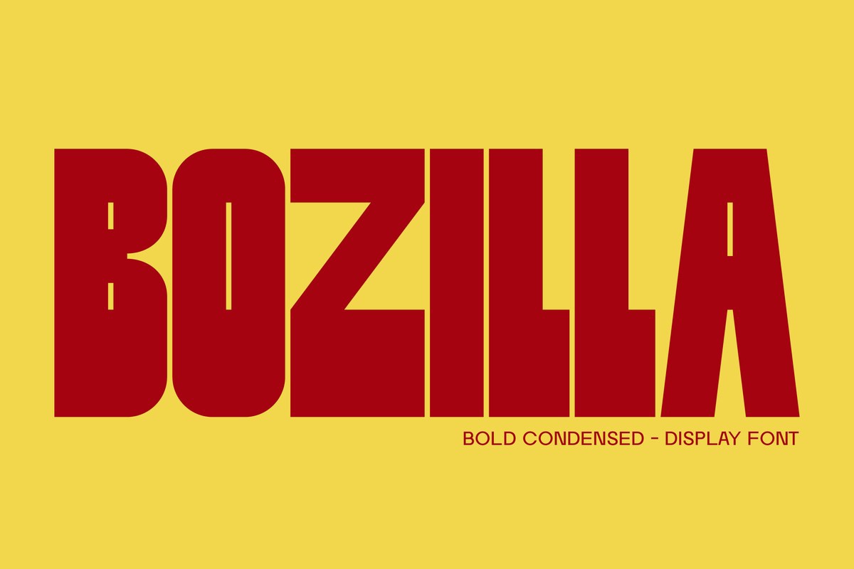フォント Bozilla