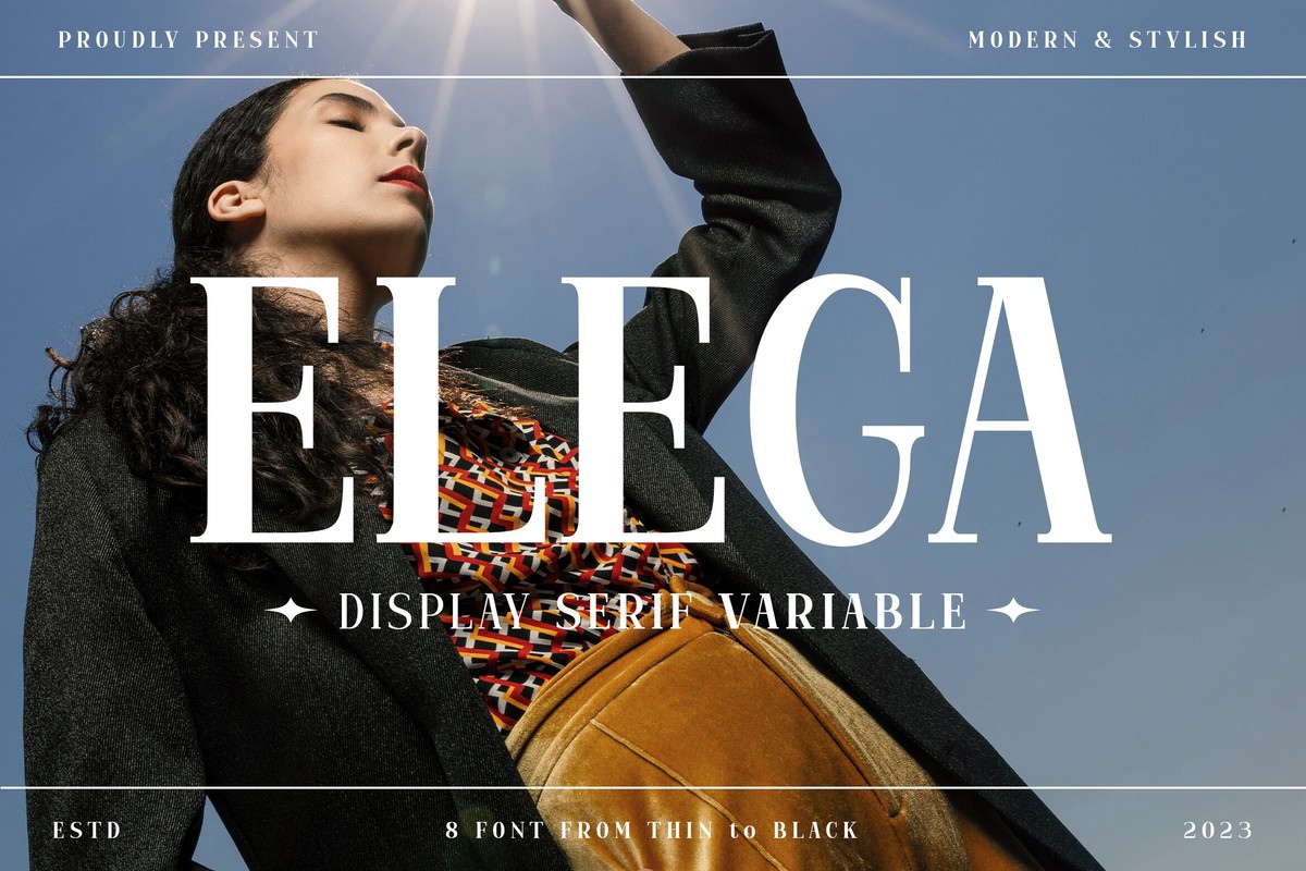 フォント Elega