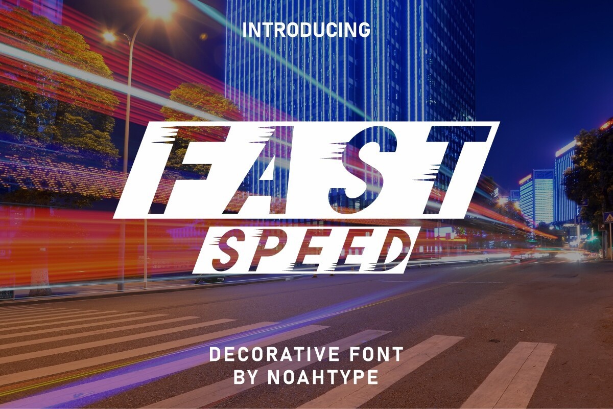 フォント Fast Speed