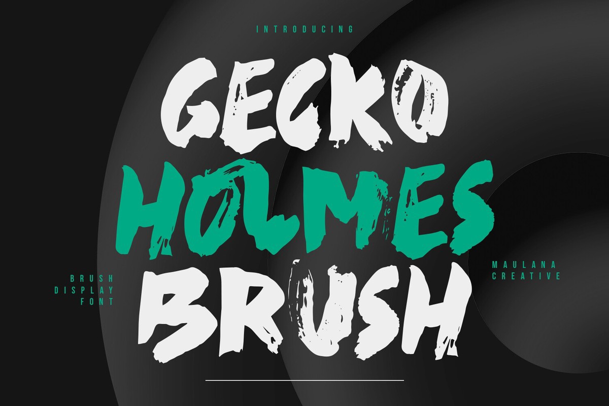 フォント Gecko Holmes