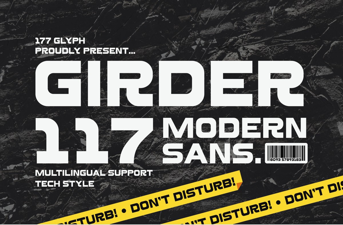 フォント Girder 117