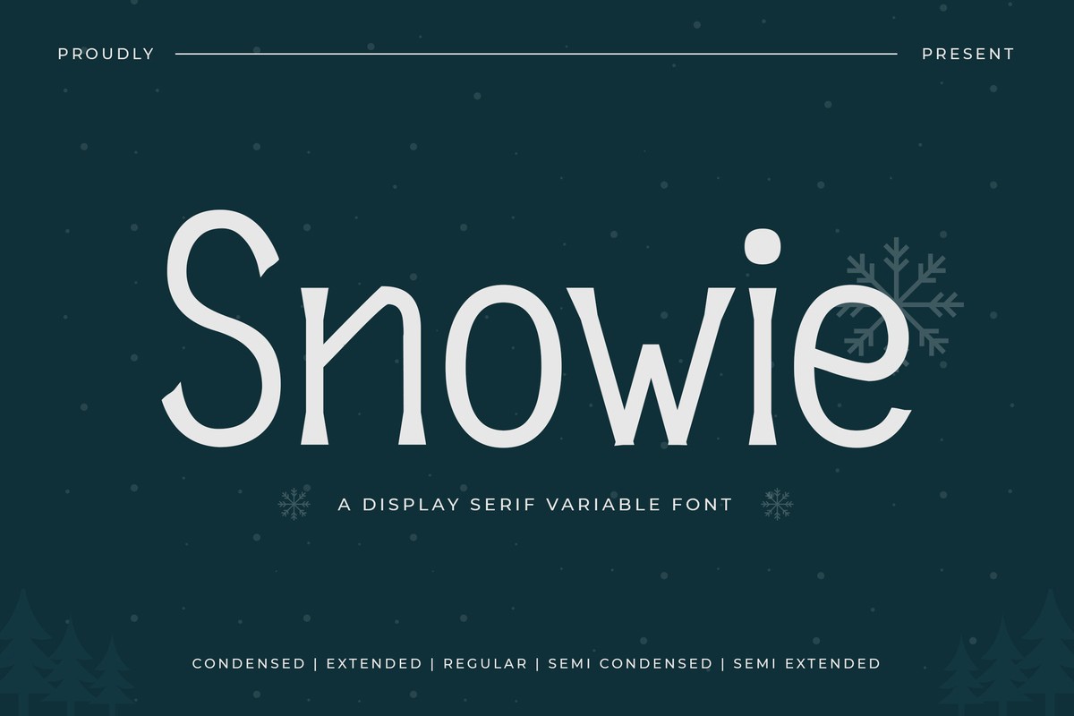 フォント Snowie