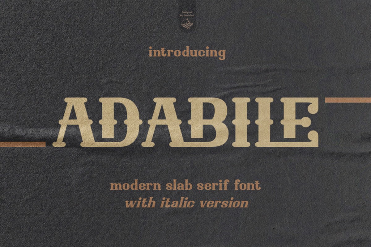 フォント Adabile