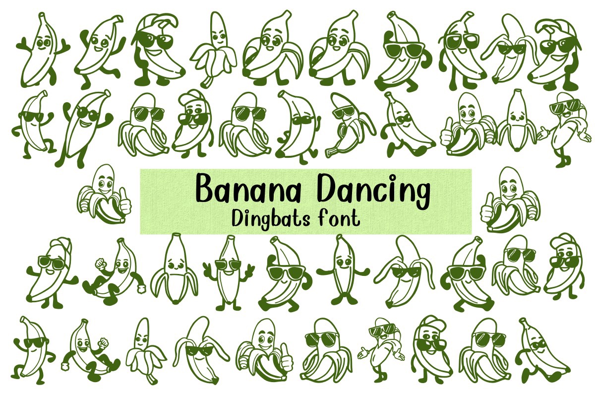フォント Banana Dancing