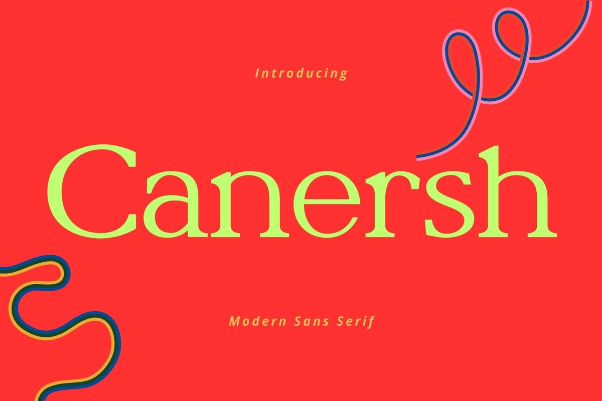フォント Canersh