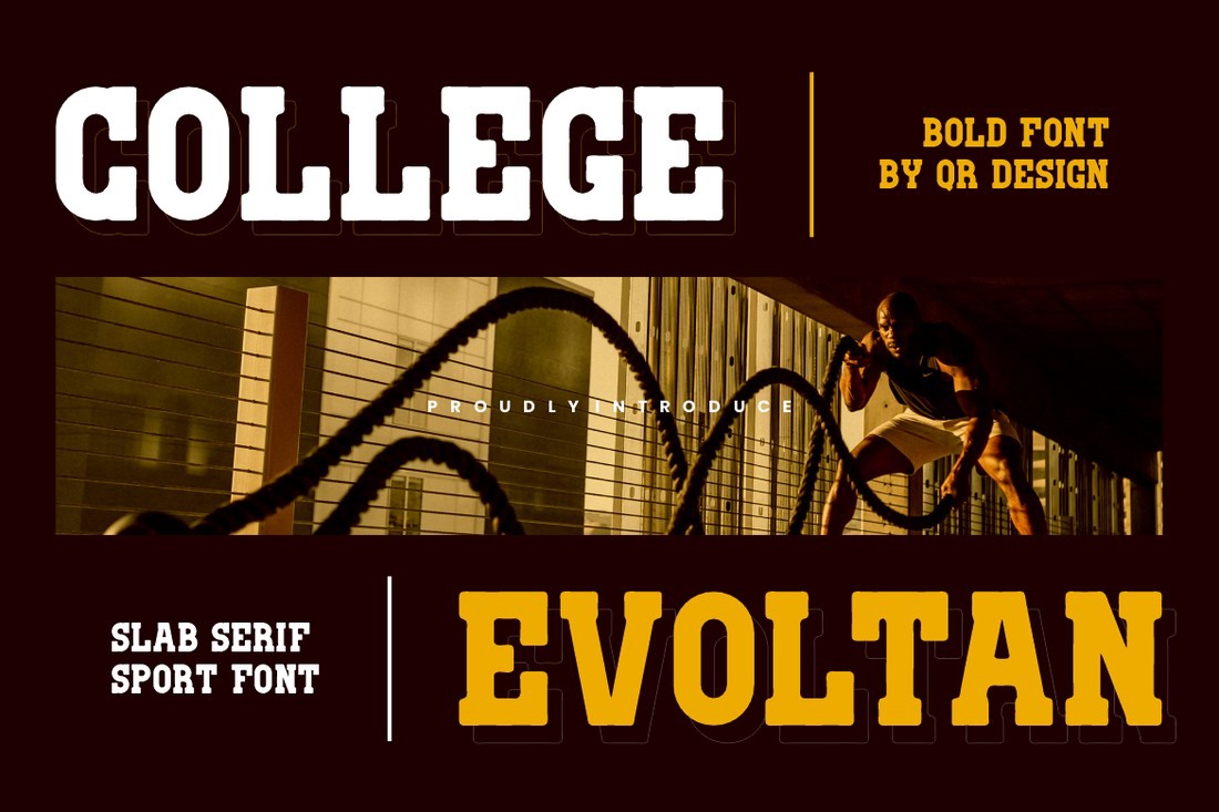 フォント College Evoltan