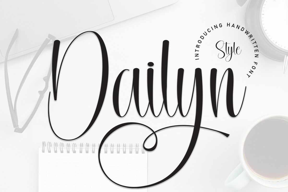 フォント Dailyn