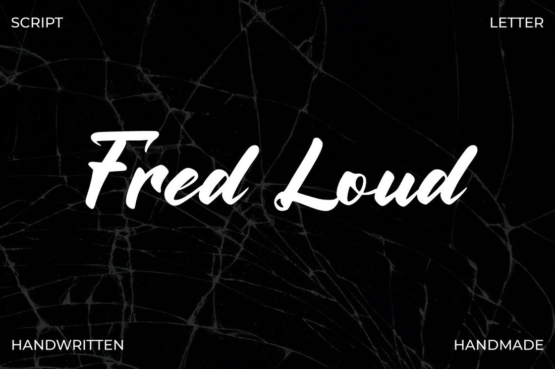 フォント Fred Loud
