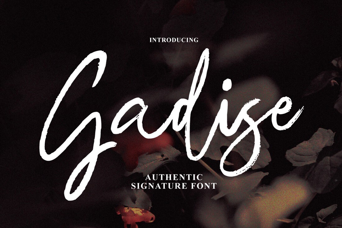 フォント Gadise Signature Brush