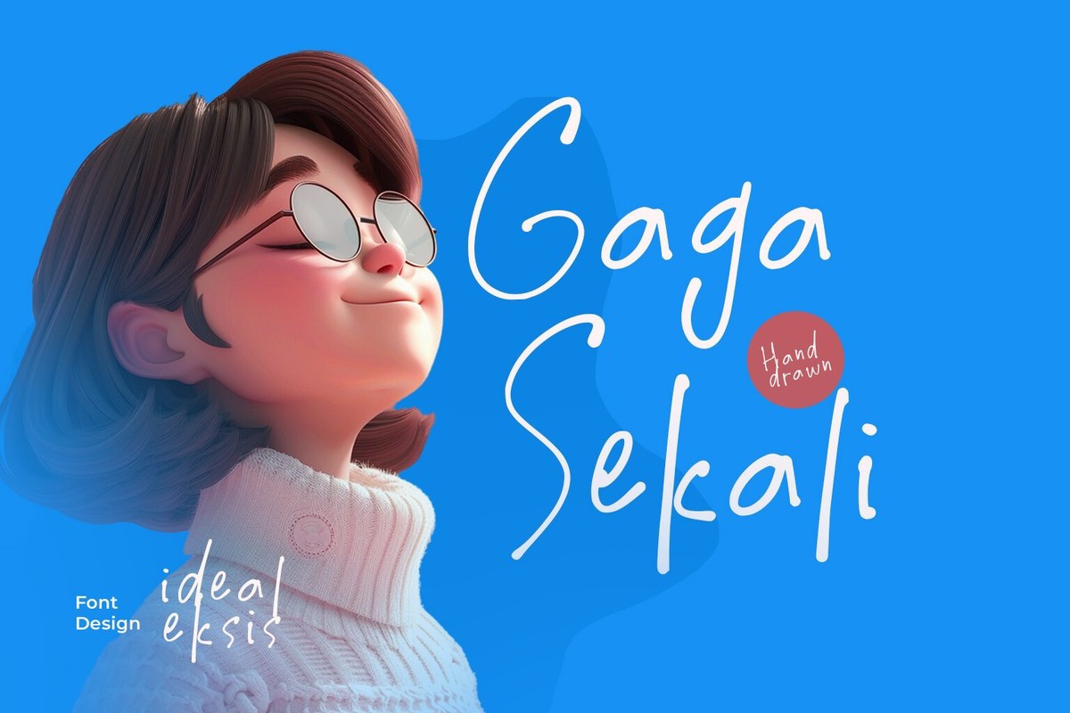 フォント Gaga Sekali
