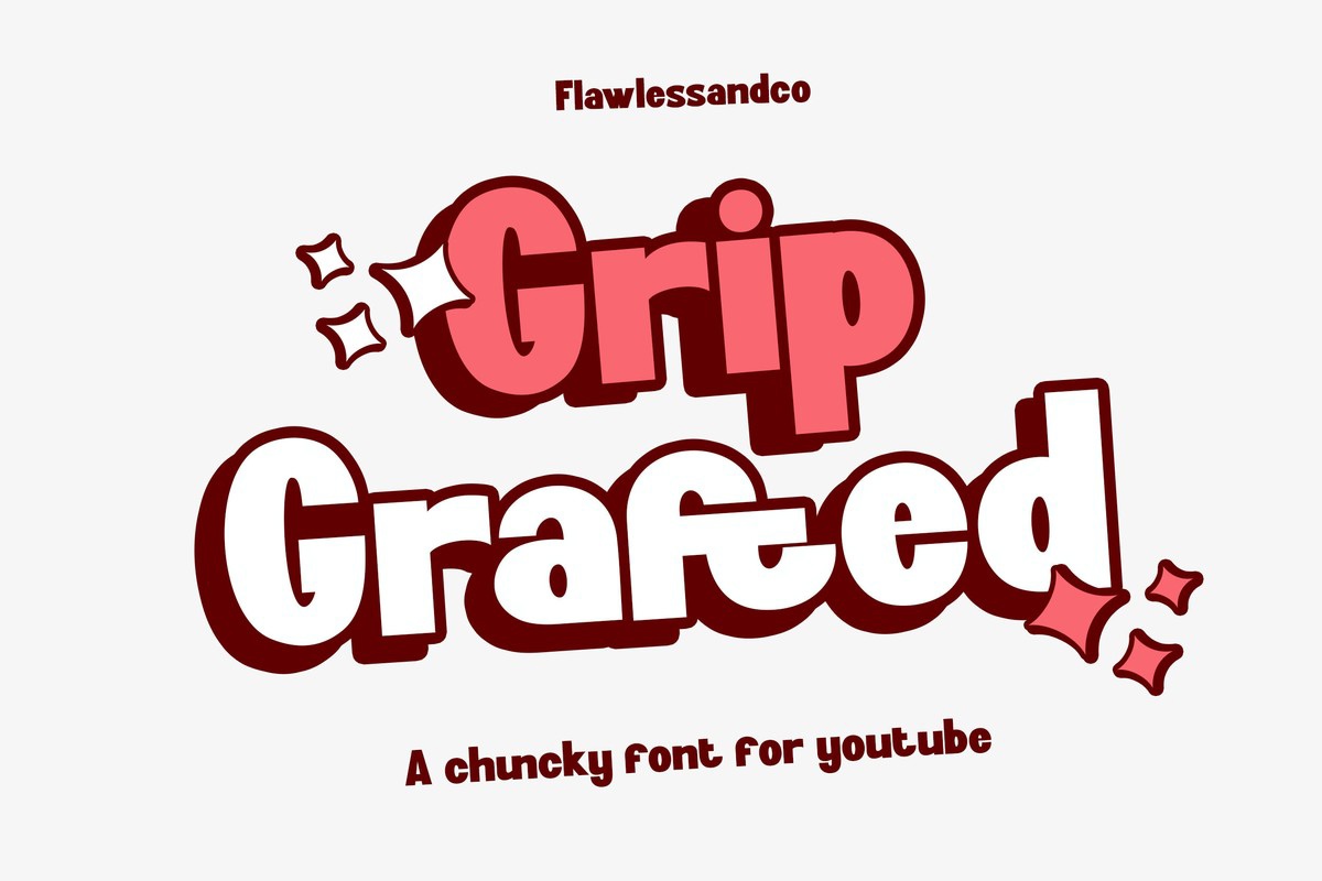 フォント Grip Grafted