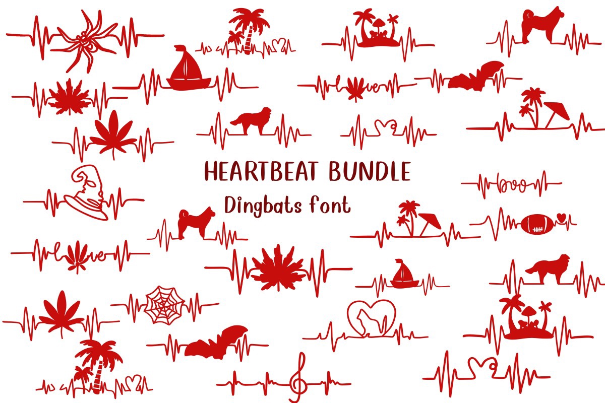フォント Heartbeat Bundle