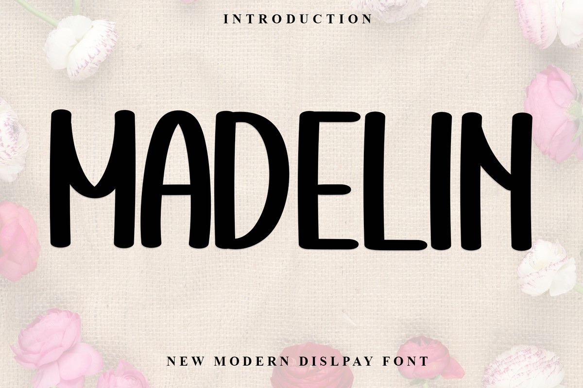 フォント Madelin