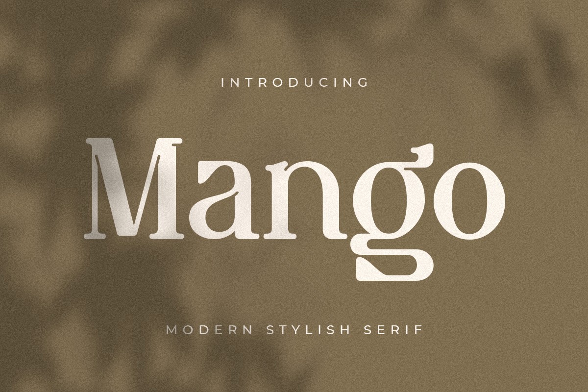 フォント Mango