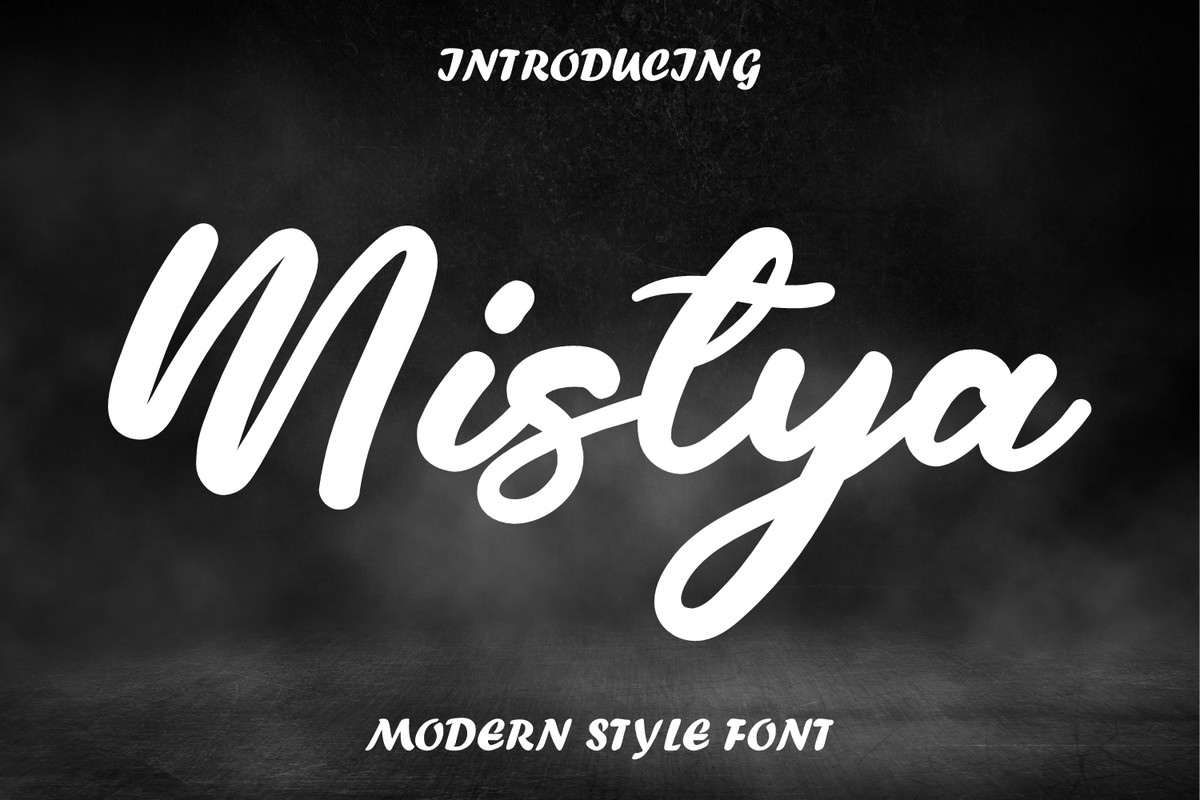 フォント Mistya