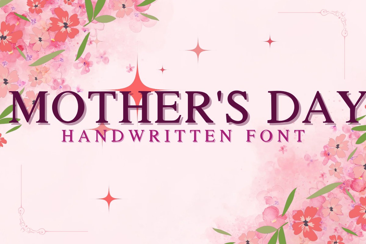 フォント Mother’s Day