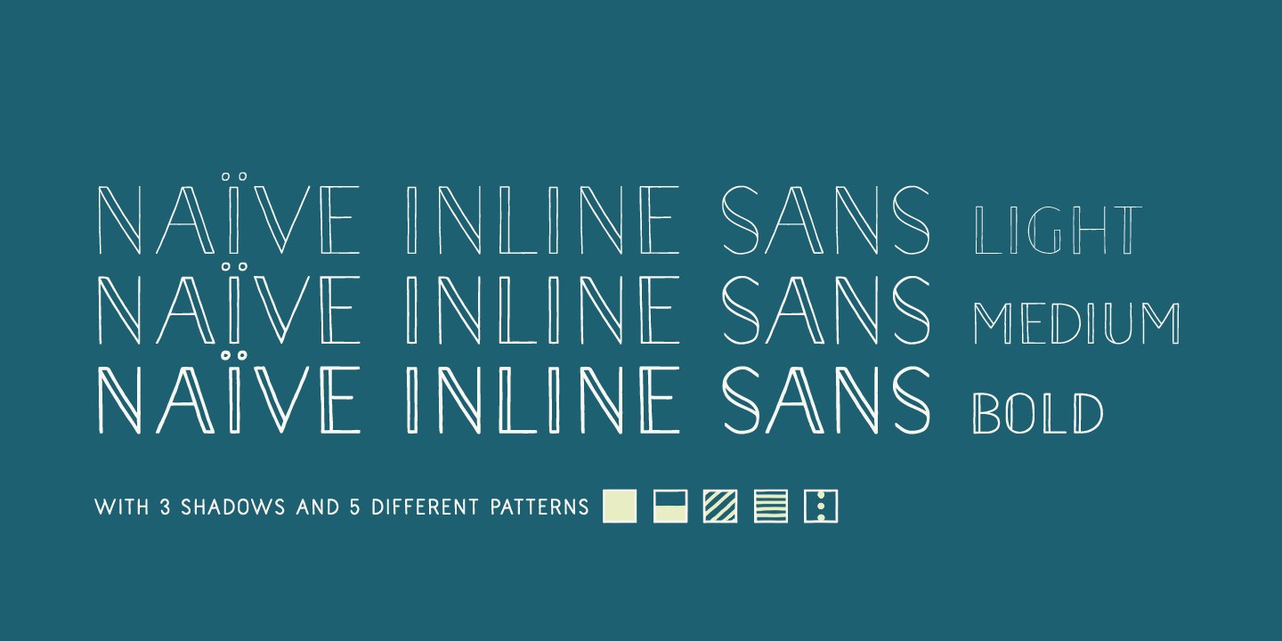 フォント Naive Inline Sans