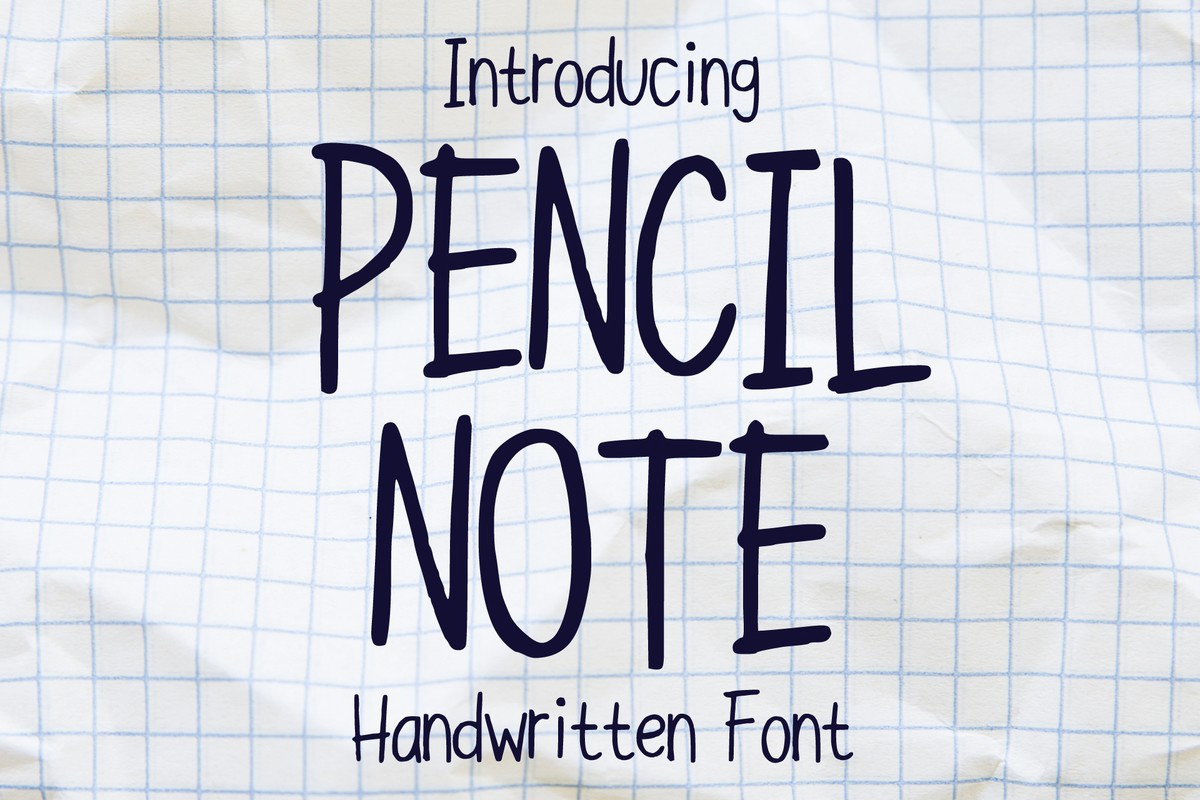 フォント Pencil Note