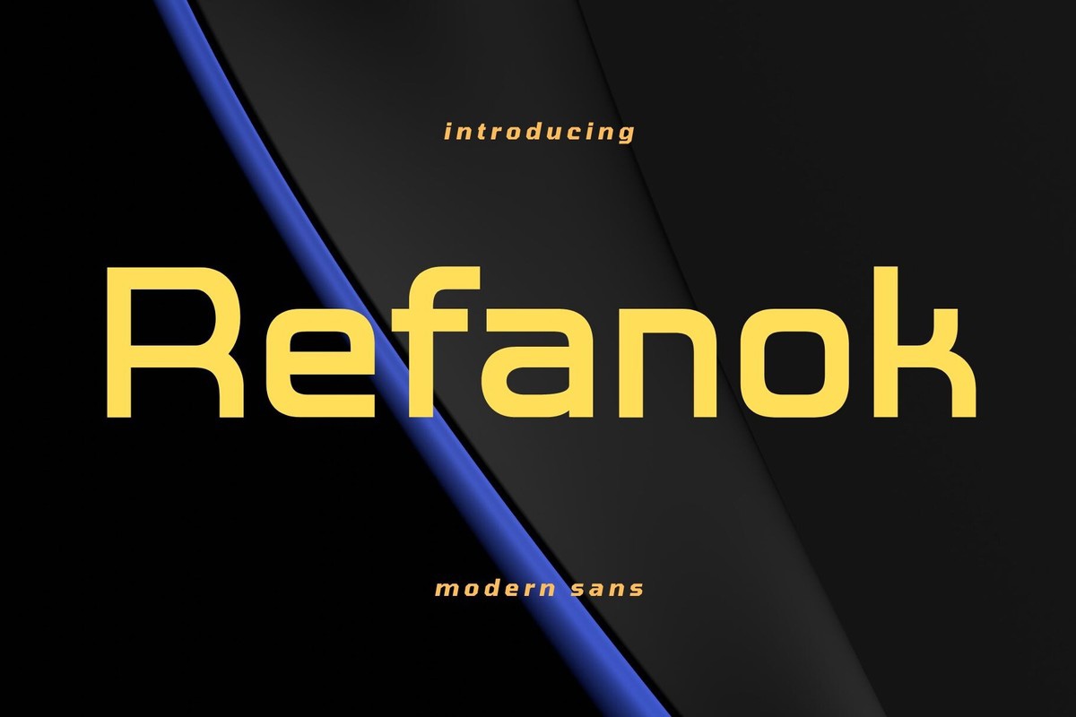 フォント Refanok