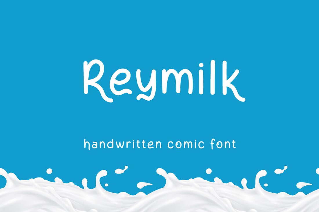 フォント Reymilk