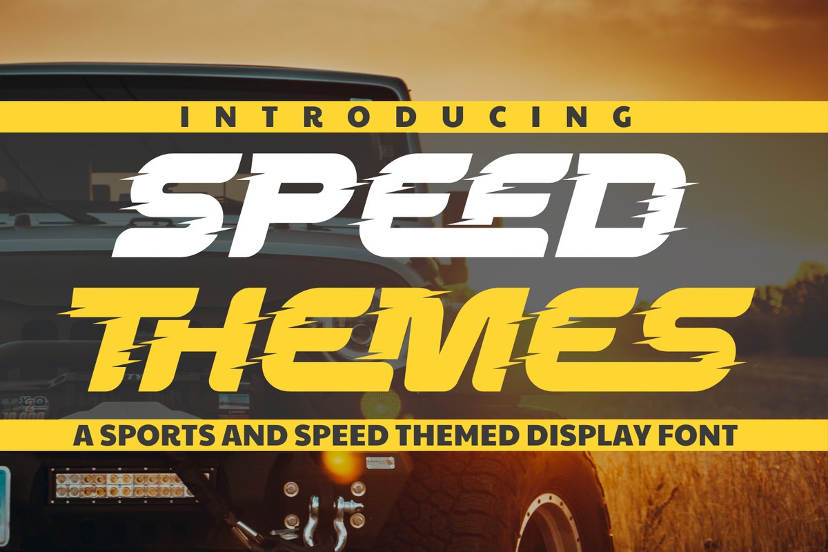 フォント Speed Themes