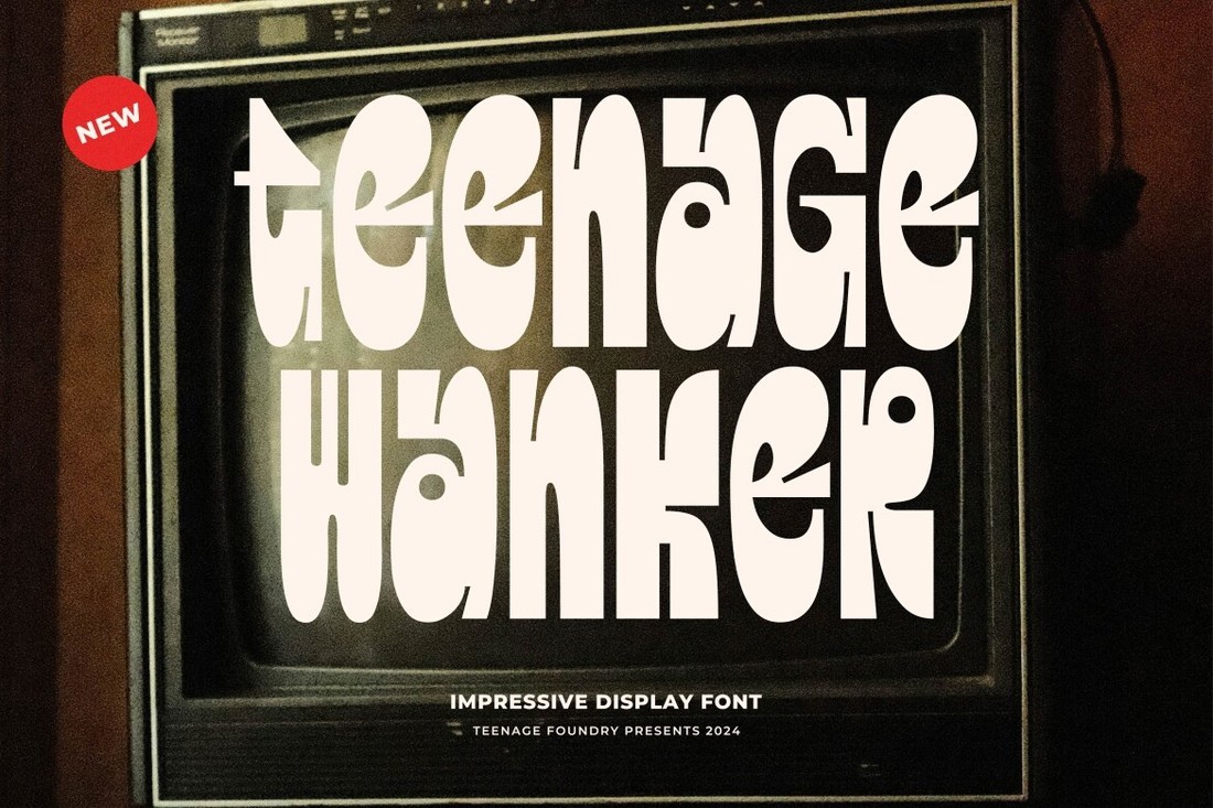 フォント Teenage Wanker