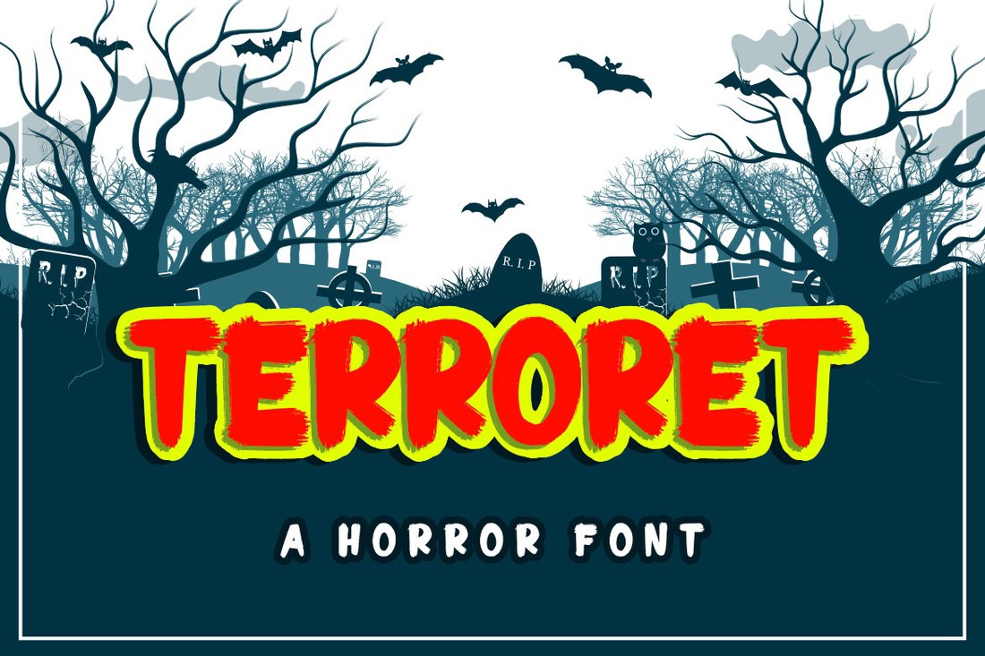 フォント Terroret