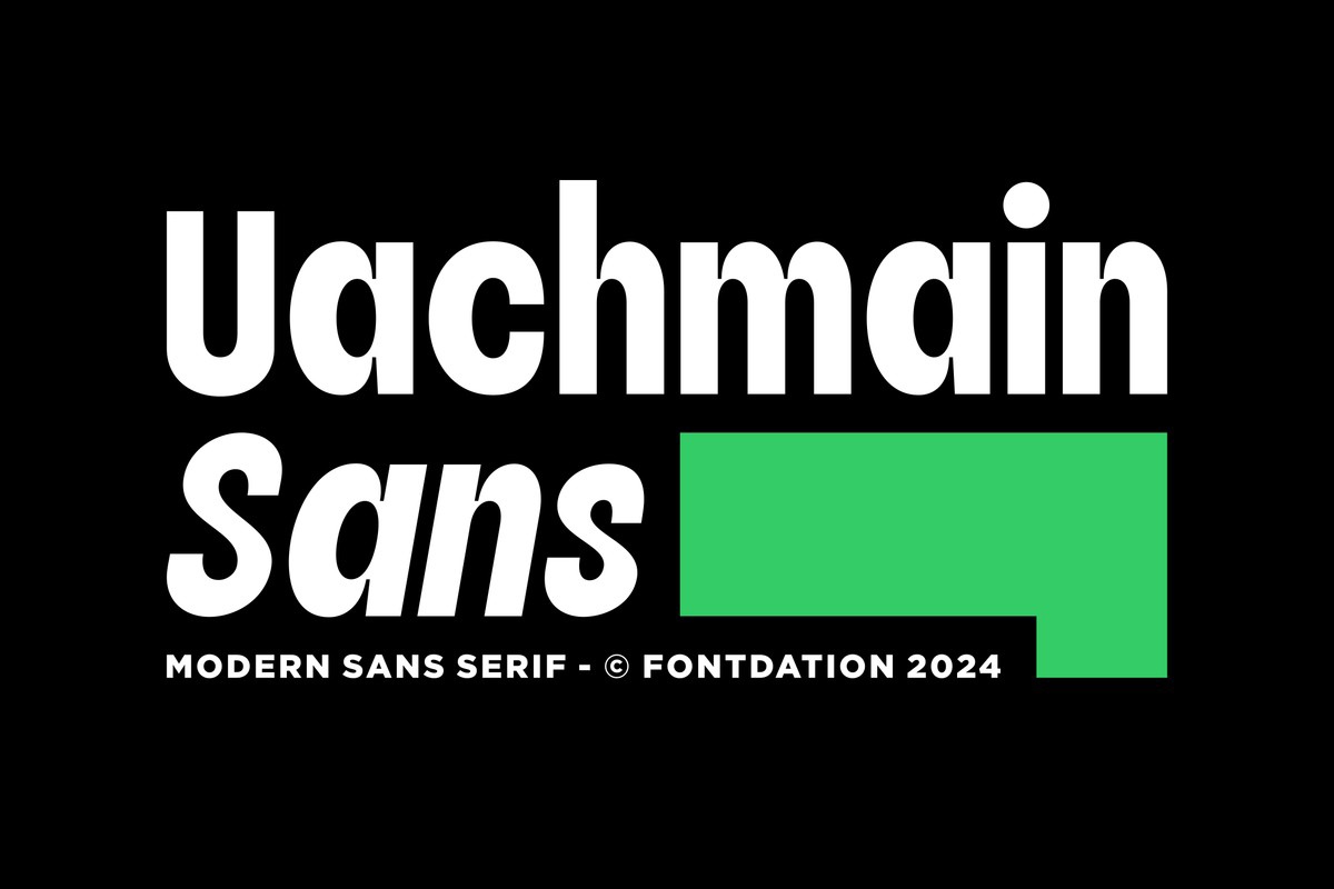 フォント Uachmain Sans