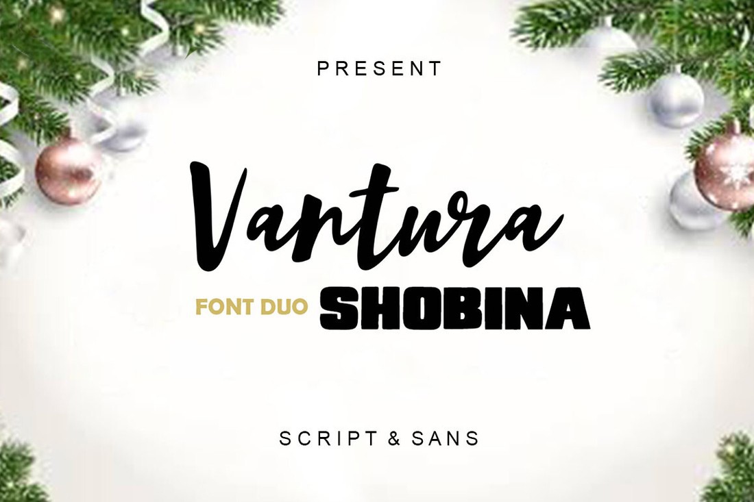 フォント Vantura Shobina
