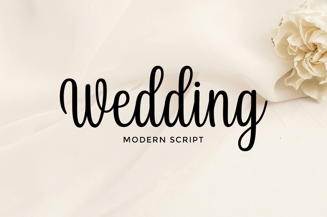 フォント Wedding Script