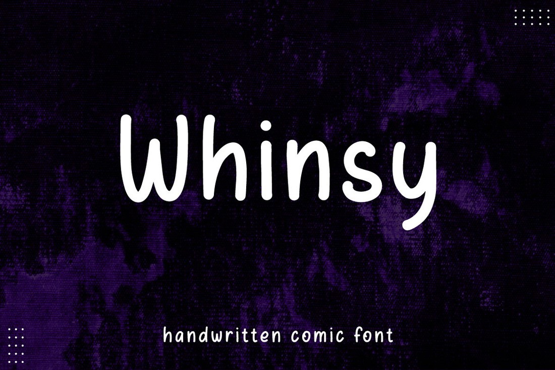 フォント Whinsy