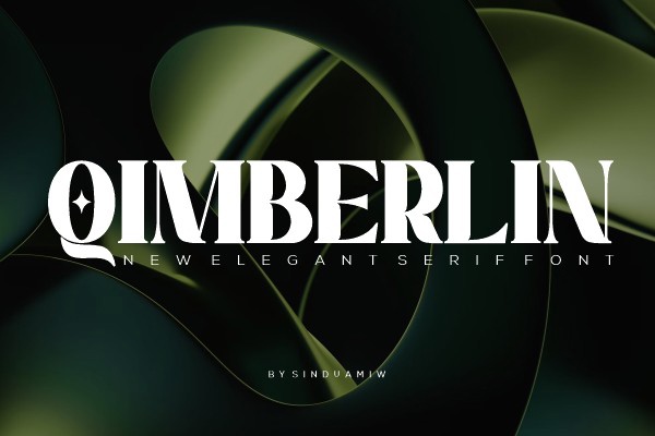 フォント Qimberlin