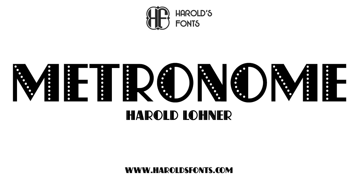 フォント Metronome