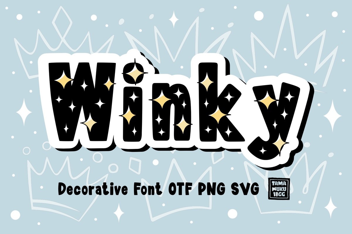 フォント Winky