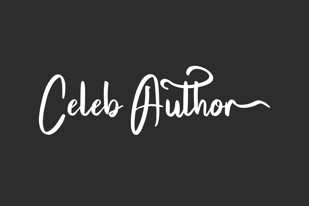フォント Celeb Author