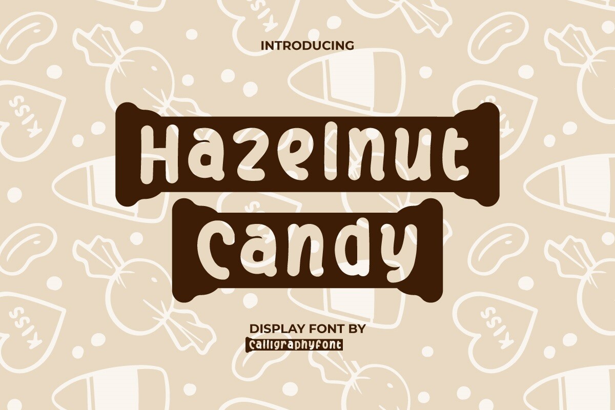フォント Hazelnut Candy
