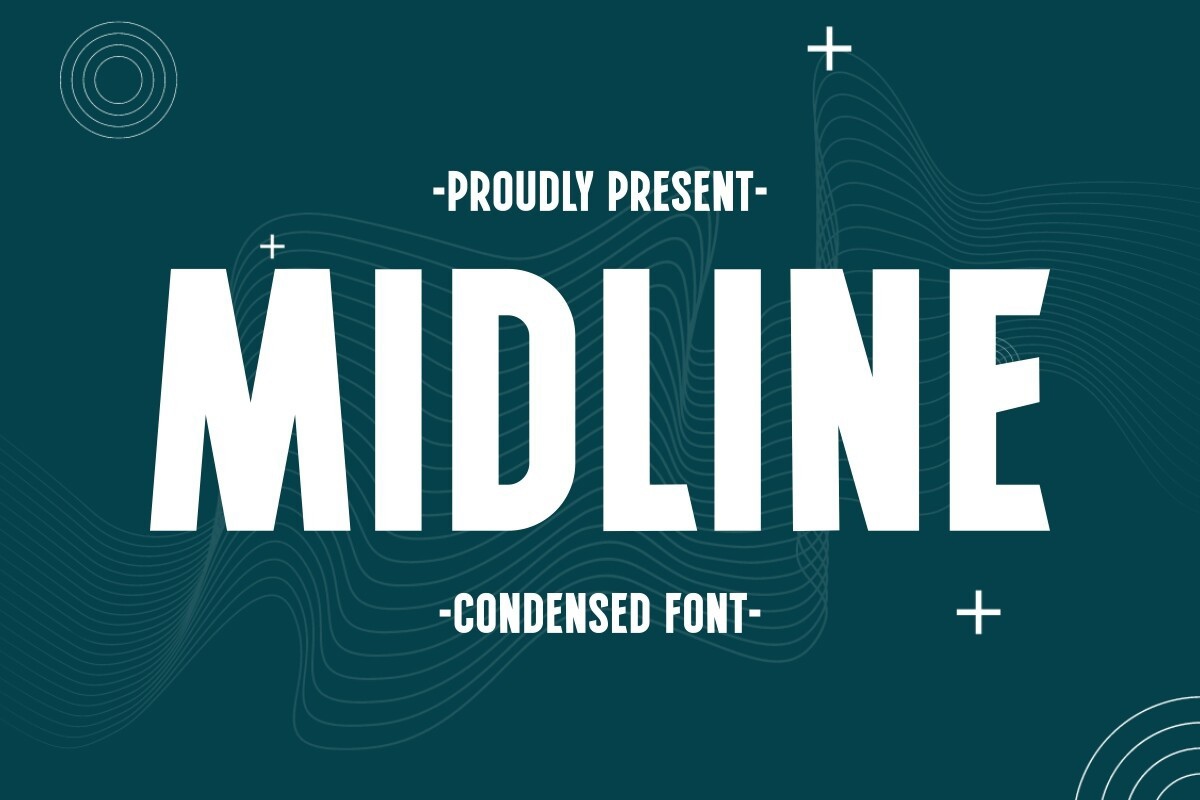 フォント Midline