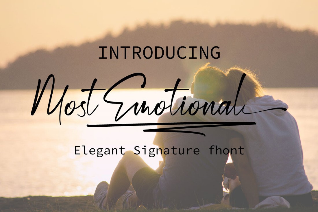 フォント Most Emotional Signature