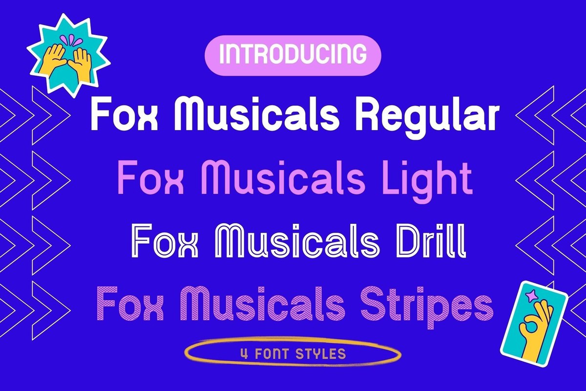 フォント Fox Musicals
