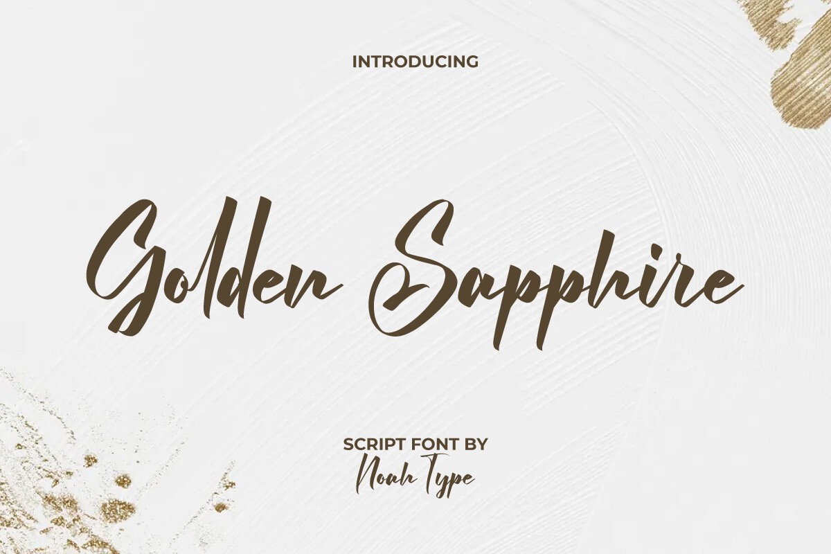 フォント Golden Sapphire