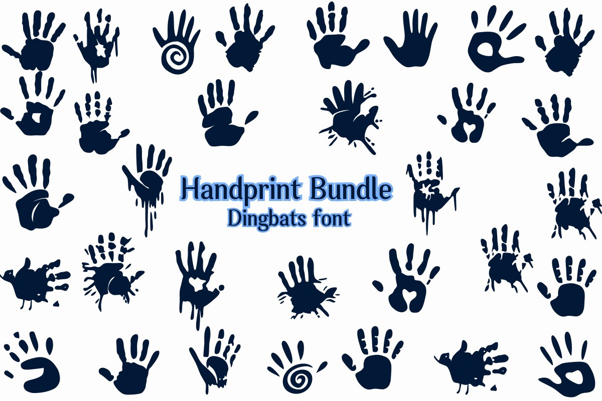フォント Handprint Bundle