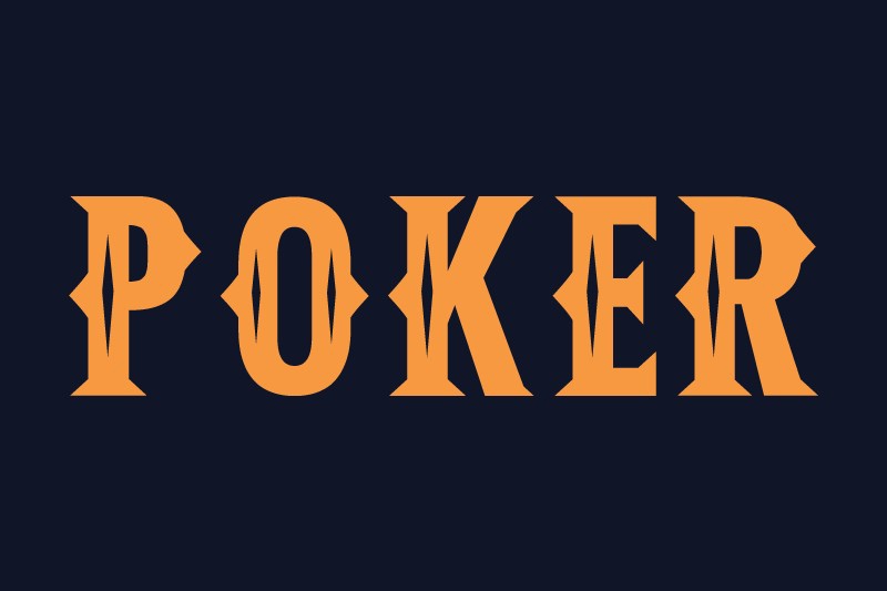 フォント Poker