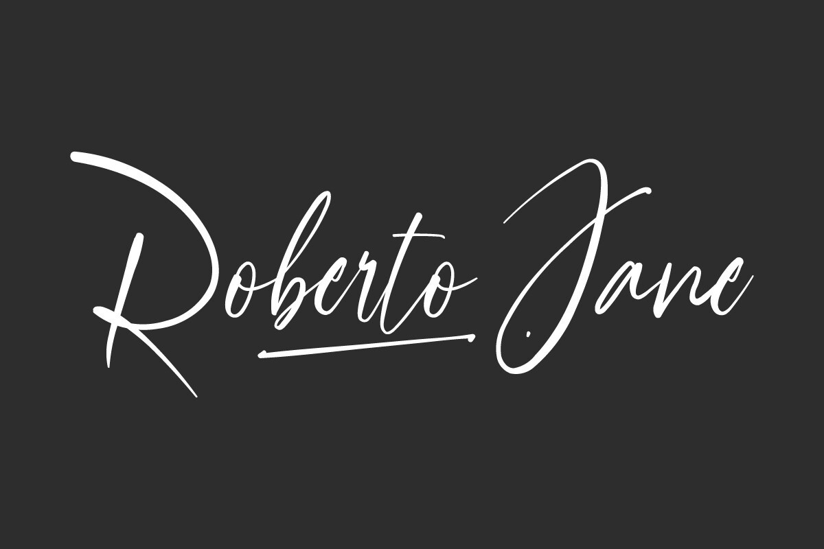 フォント Roberto Jane