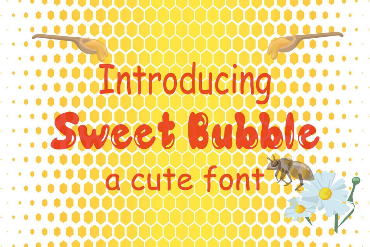 フォント Sweet Bubble
