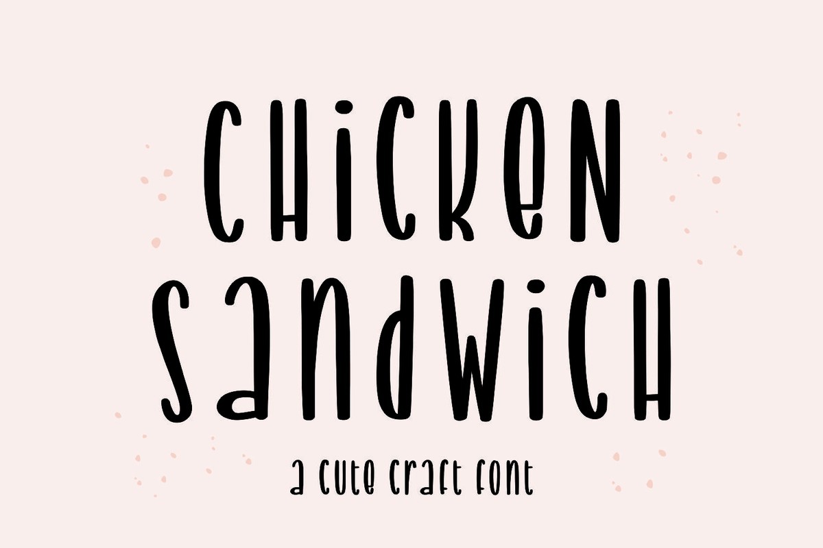 フォント Chicken Sandwich